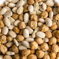 مخلوط نخود و لوبیا