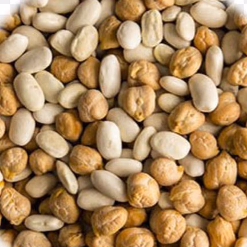 مخلوط نخود و لوبیا
