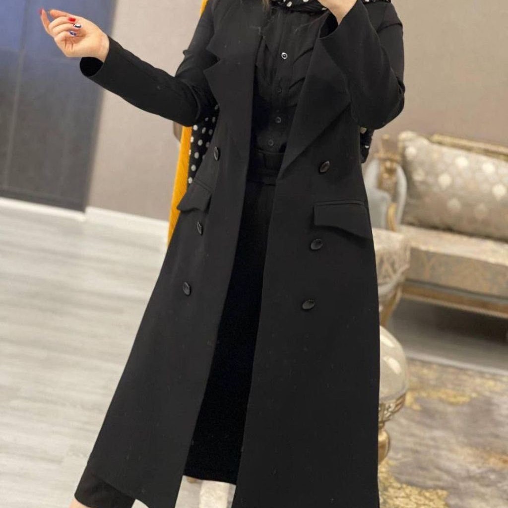 مانتو بلند کتی کهربا