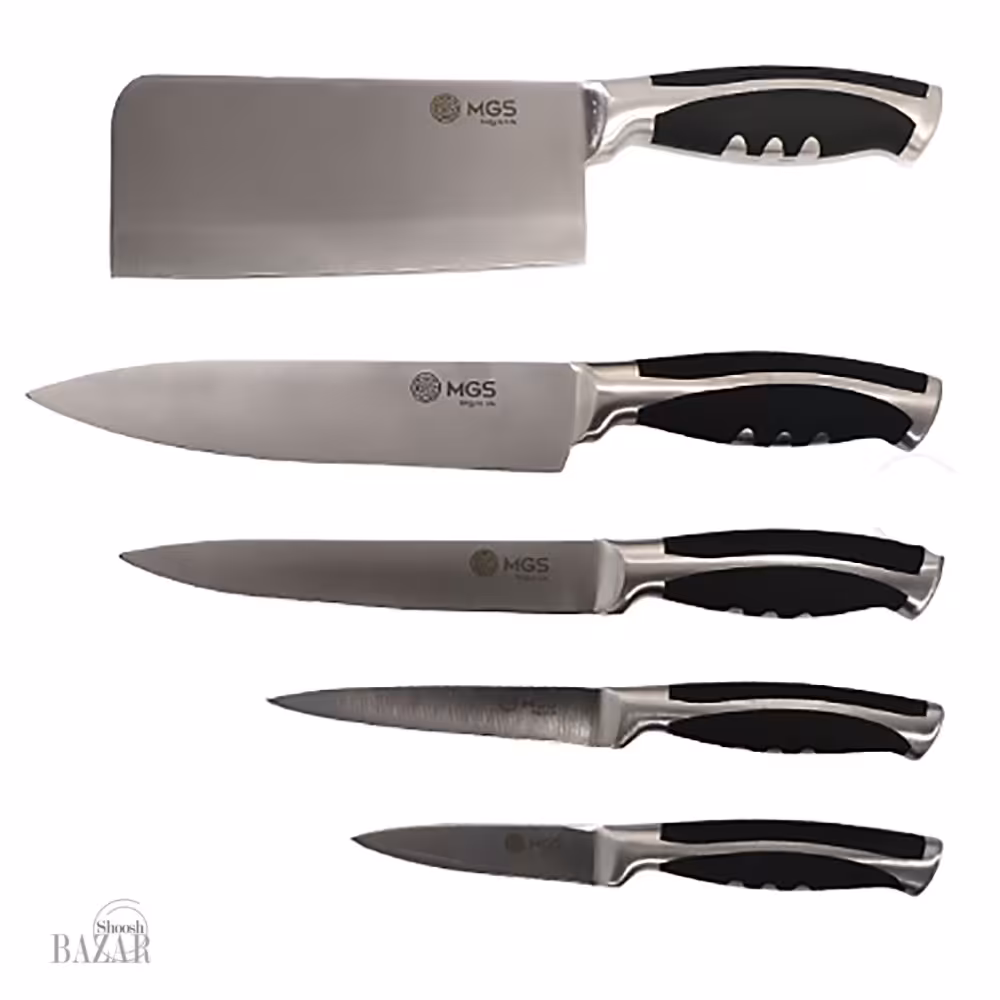 سرویس کارد آشپزخانه 9 پارچه ام جی اس مدل S-K6005-T9(A3D)