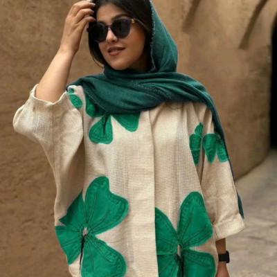 کت لنین نچرال تیکه دوزی یقه مردانه شیک وجدید