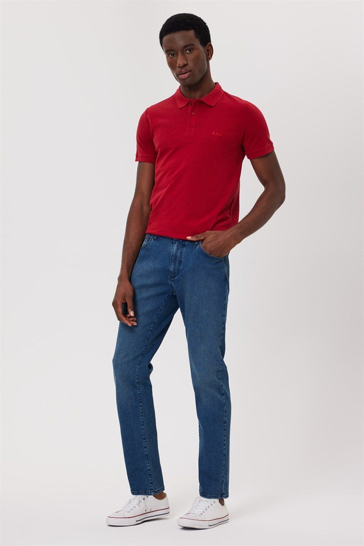 شلوار جین خاکستری مردانه ریکی آلپ سنگ واقعی Lee Cooper