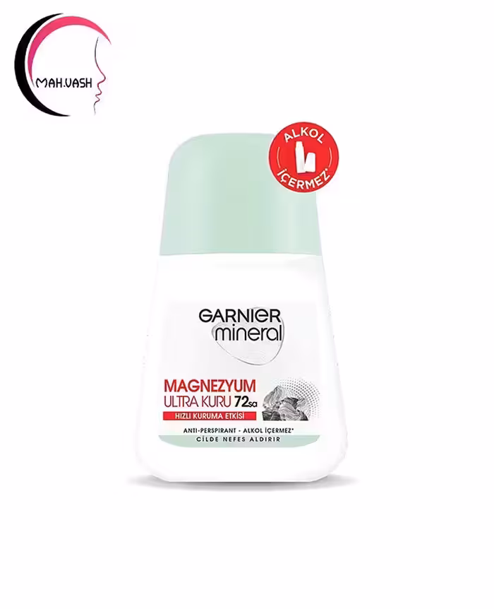 رول ضد تعریق منیزیوم گارنیر حجم 50 میل