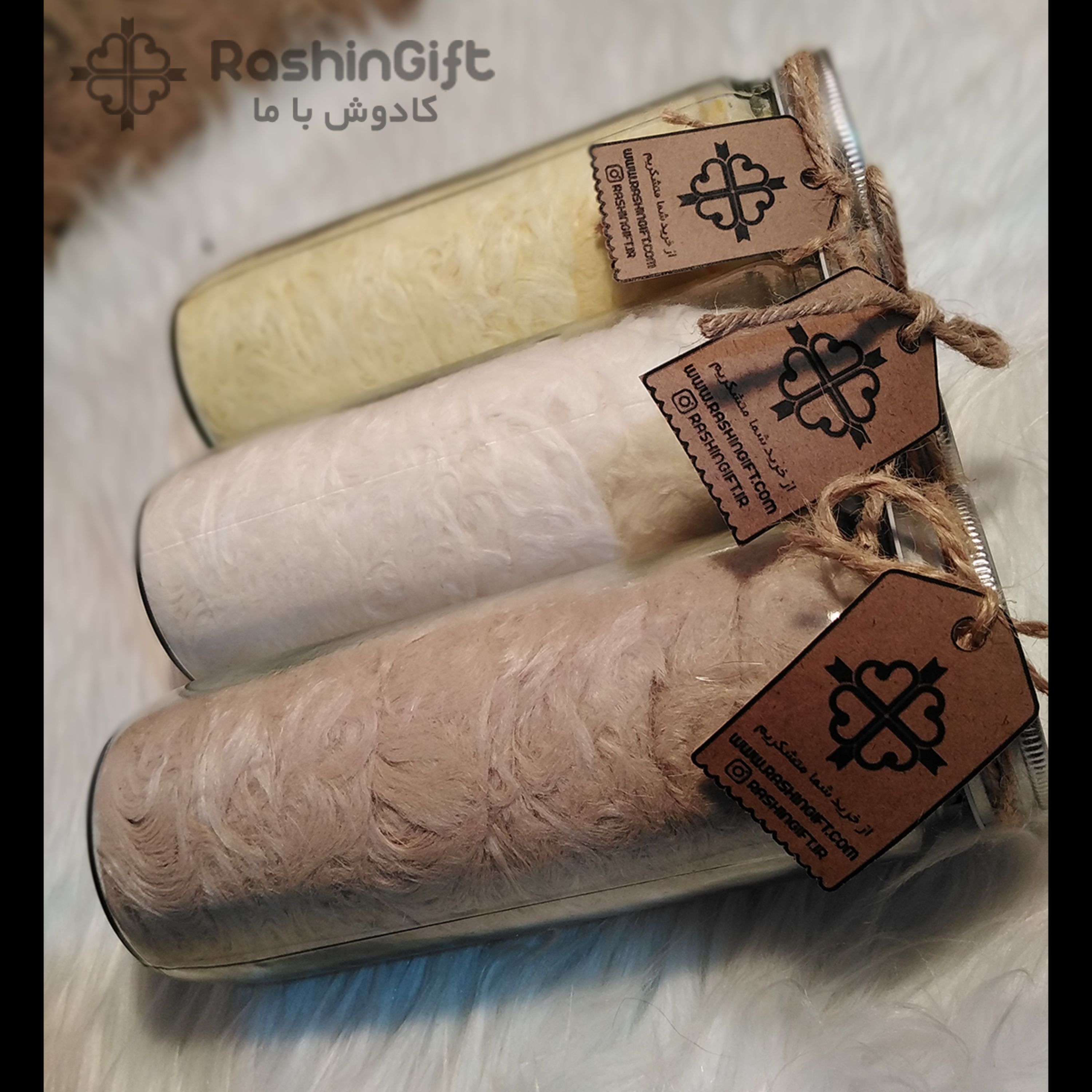 شیشه بزرگ پشمک حاوی 180 گرم پشمک مرغوب کادوئی