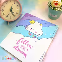 دفتر نقاشی 80 برگ طرح ابر | برند pandaak