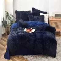 لحاف رو تختی خز دار خارجی