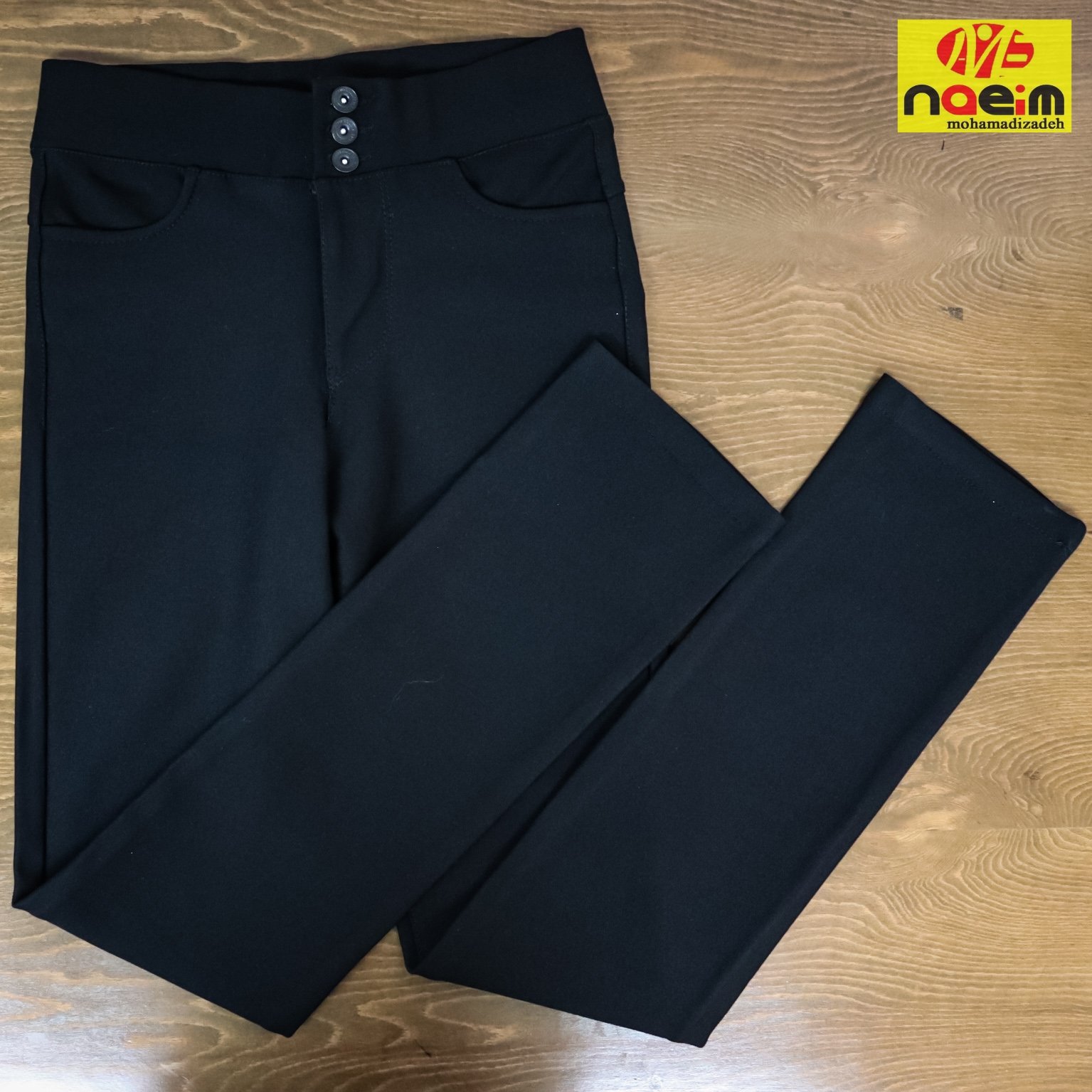 شلوار پارچه ای لگ زنانه کمر سایز 38-40