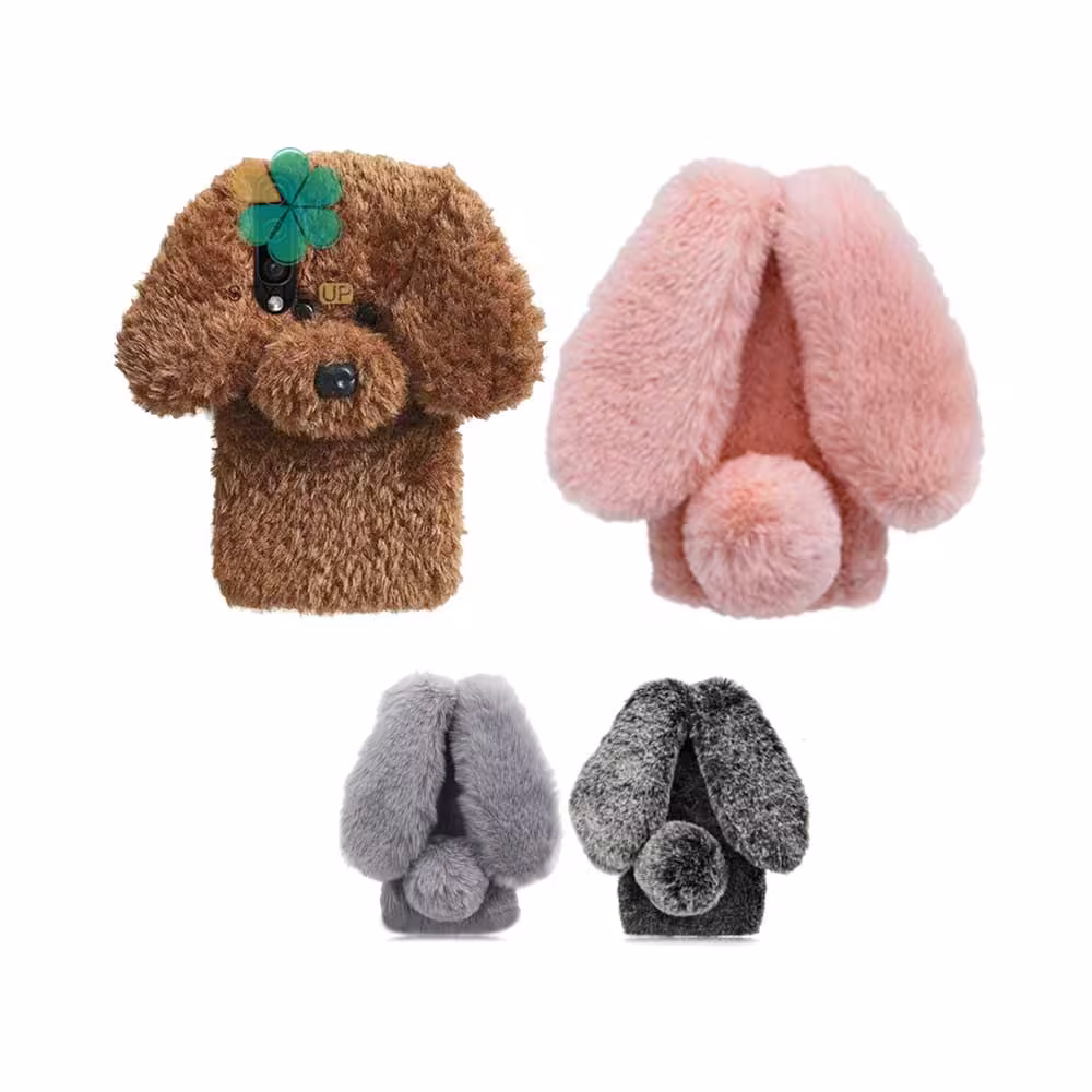 قاب عروسکی گوشی سامسونگ Samsung Galaxy A50 مدل پشمالو