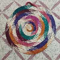 سفره 100 سانت حصیری رنگی (پس کرایه)