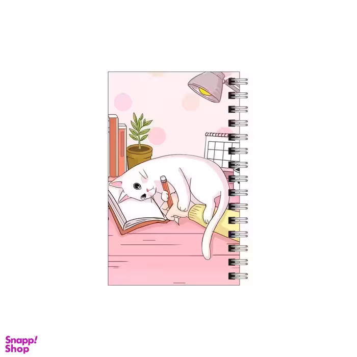 دفترچه یادداشت بامبیلیپ 60 برگ مدل to do list طرح گربه و نویسنده کد 0762117