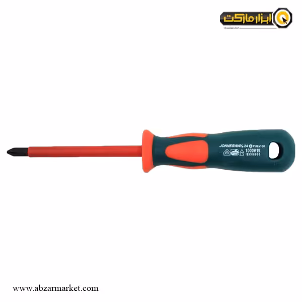 پیچ گوشتی چهارسو عایق برق فشار قوی جانزوی مدل DV13P2100