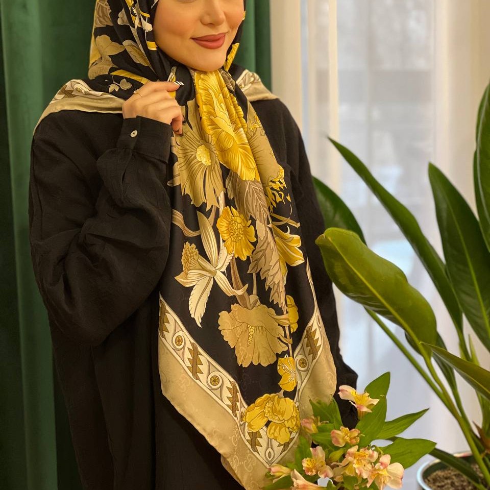 روسری ابریشم ژاکارد مجلسی کد2480 (8)