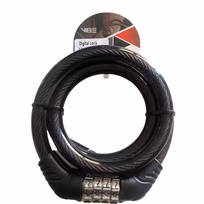 قفل دوچرخه وایب مدل رمزی 85 سانتی مناسب دوچرخه و موتور سیکلت و اسکوتر برقی 