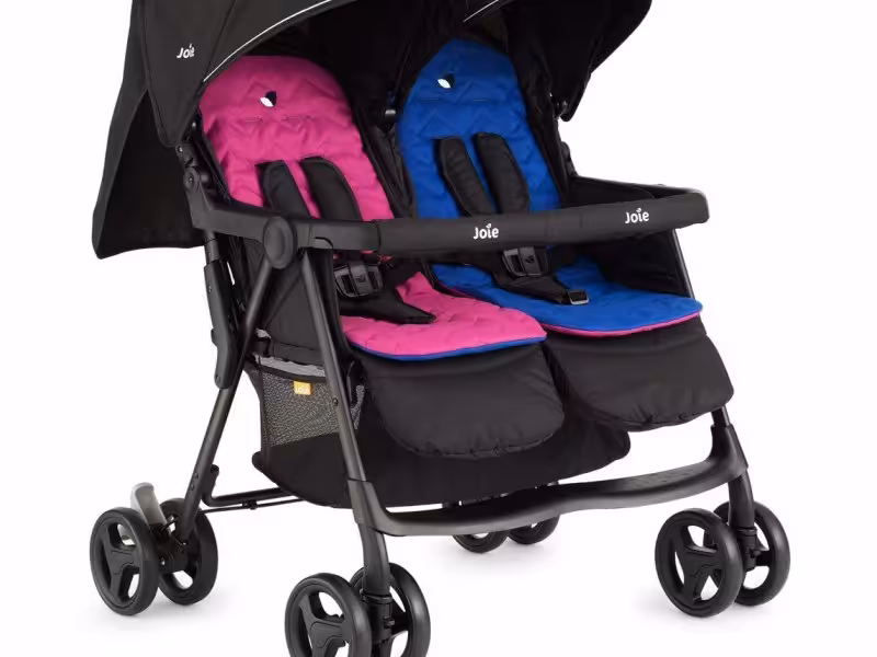 کالسکه دو قلو joie مدلmeet aire™ twin Pink &amp; Blue