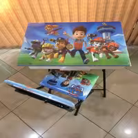 میز تحریر باکس دار طرح سگ نگهبان با صندلی 