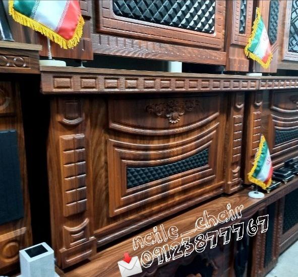 میز اداری نیم وکیوم طرح گل