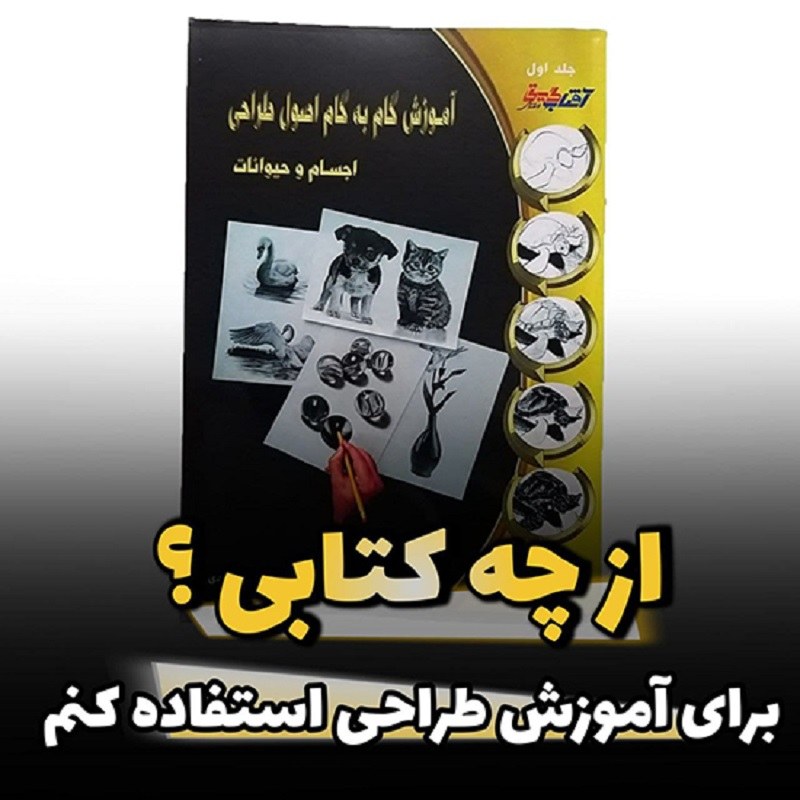 کتاب آموزش گام به گام اصول طراحی اجسام و حیوانات
