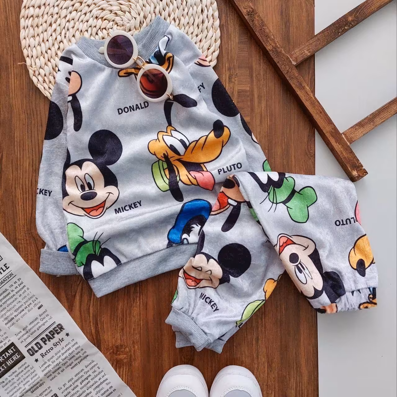 بلور وشلوار اسپرت بلوز شلوار مخمل سایز50