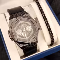 ست ساعت و دستبند شیک مردانه هابلوت 