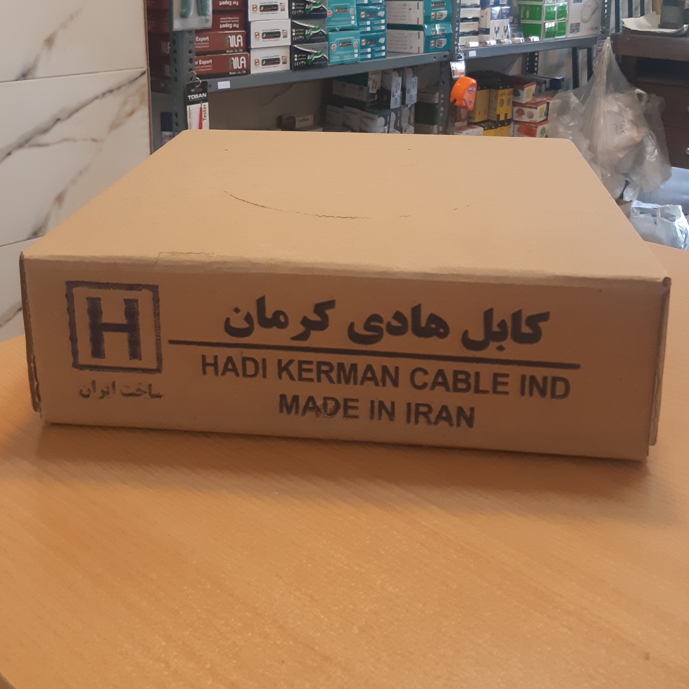 کابل آنتن صادراتی هادی کرمان 100 متری(مس)