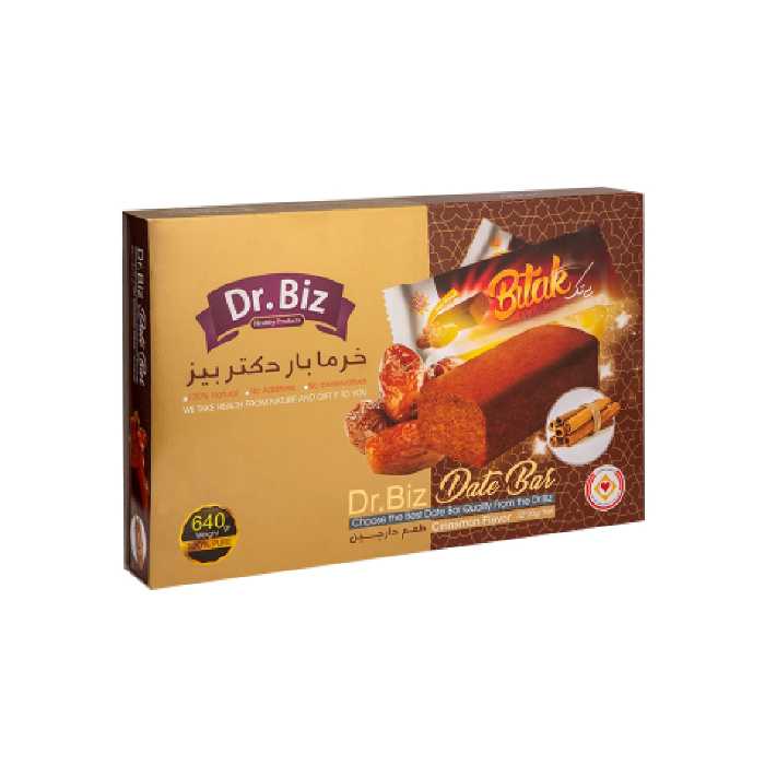 خرما بار دارچینی 640 گرمی دکتربیز