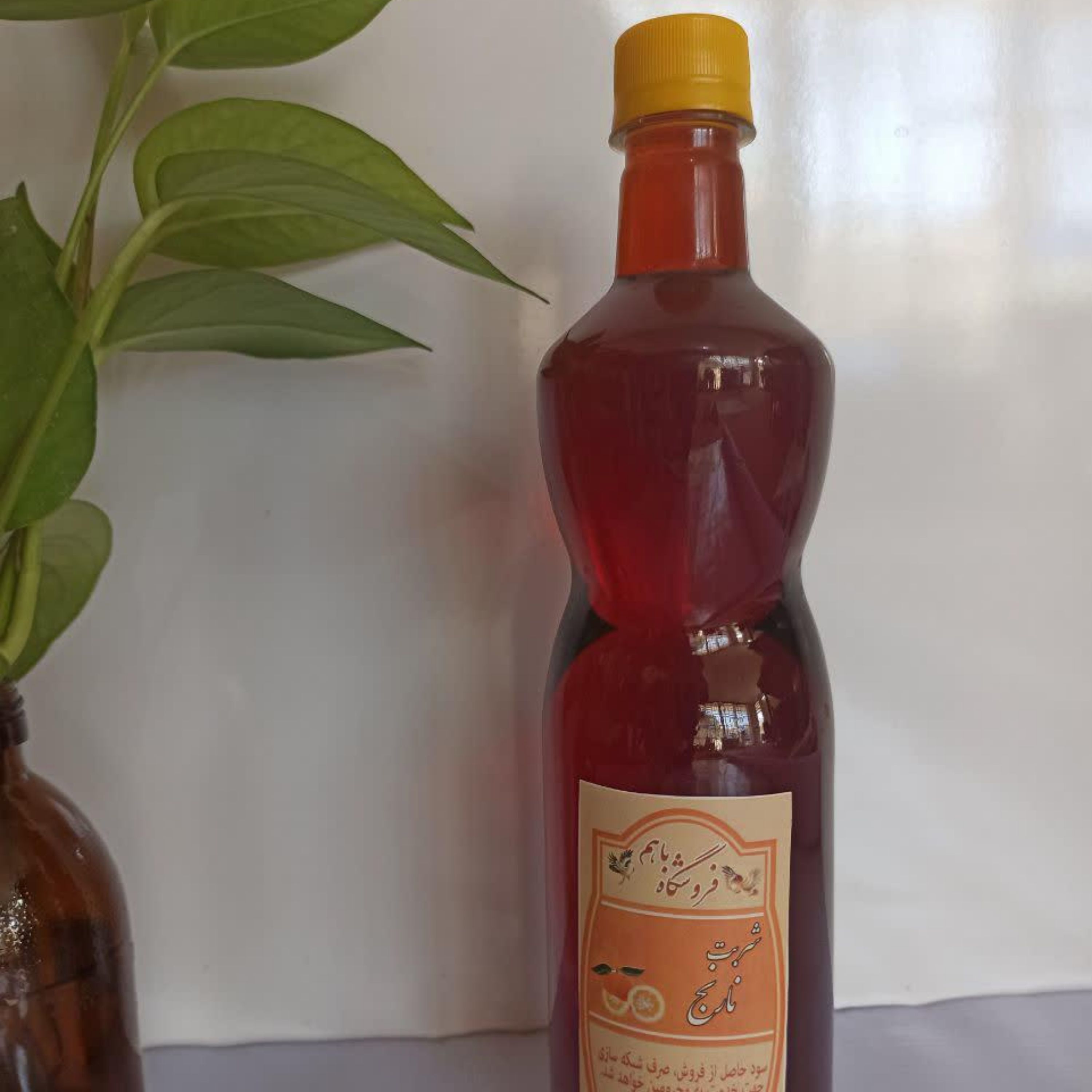 شربت نارنج صد در صد خانگی بطری یک لیتری