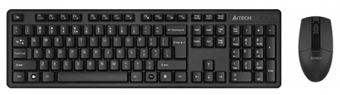مشخصات کیبورد و موس بی سیم A4Tech مدل 3330N