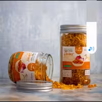 پیاز سرخ شده خلالی کریسپی با بسته بندی جدید 