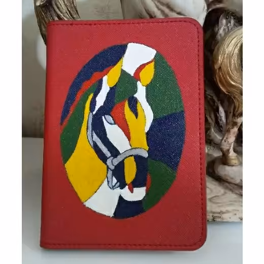 دفترچه چرم فانتزی