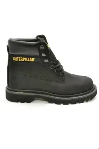 چکمه و بوت مشکی زنانه چکمه‌های روزمره Nubuck Cat Colorado Caterpillar