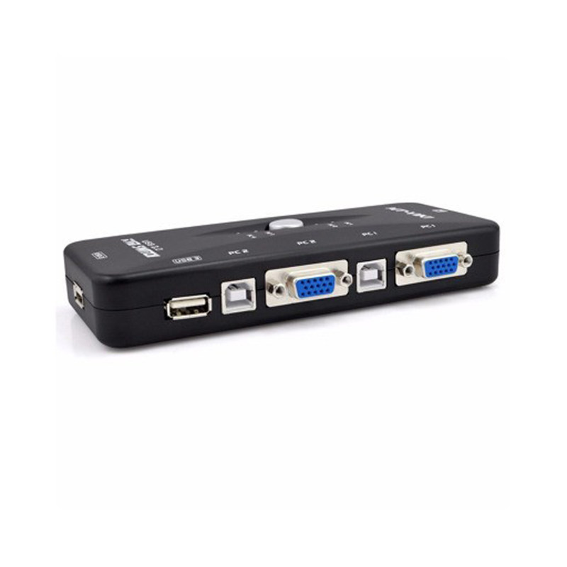 سوئیچ KVM دستی 4 پورت – رابط USBKVM Switch USB 4 port Manual