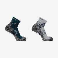 جوراب چند رنگ مردانه و زنانه X 2 PACK GREY اورجینال Salomon