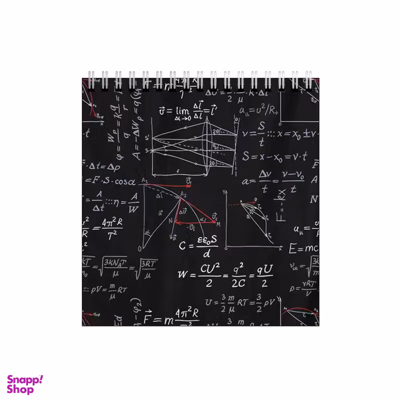 دفتر طراحی 60 برگ طرح ریاضی و فیزیک کد 5758593