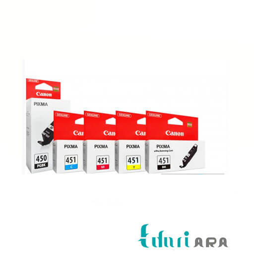 کارتریج اورجینال دستگاهی جوهرافشان کاننCLI_450-451سری کامل