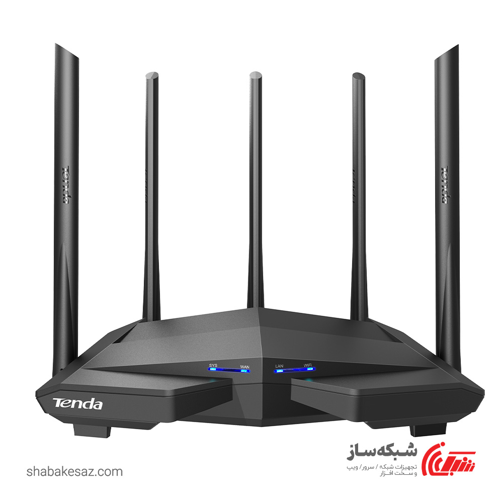 قیمت و خرید روتر وای فای تندا Tenda AC11 سرعت AC1200 - شبکه ساز