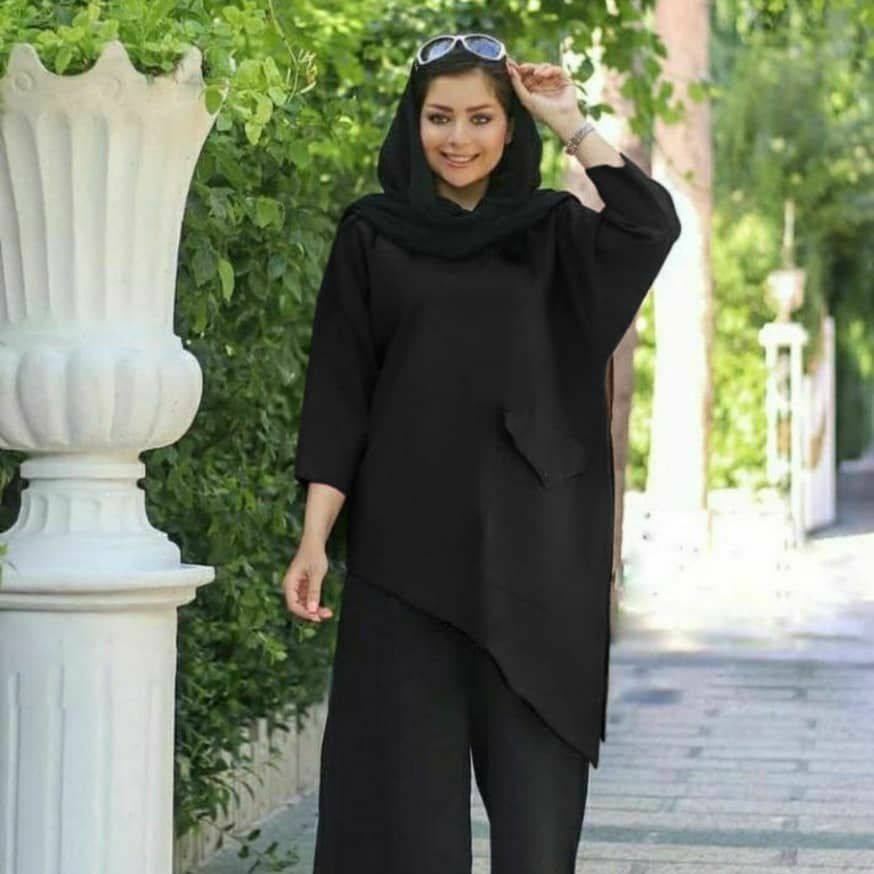 تونیک محرمی مدل همتا (سایز36الی44) فقط مشکی