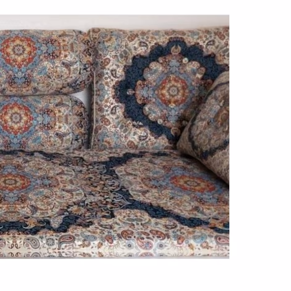 ست شاهنشین 7تیکه ترمه طرح اردیبهشت