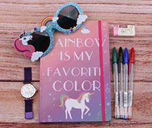 دفتر پلنر اسب تک شاخ (دارای رنگبندی)