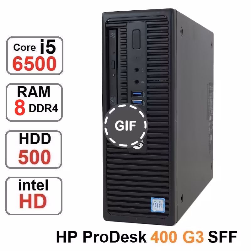 مینی کیس HP ProDesk 400 G3 Core i5-6500 رم8