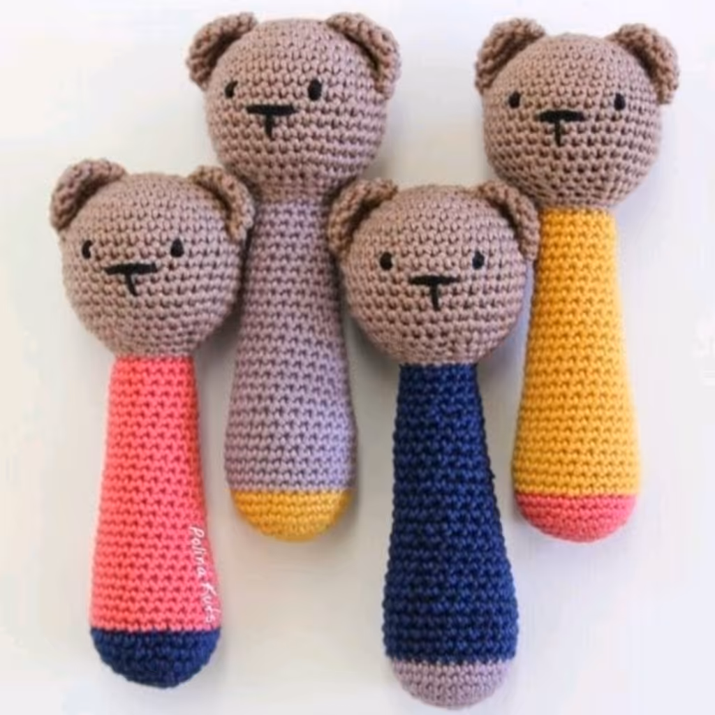 جغجغه عروسکی طرح خرس