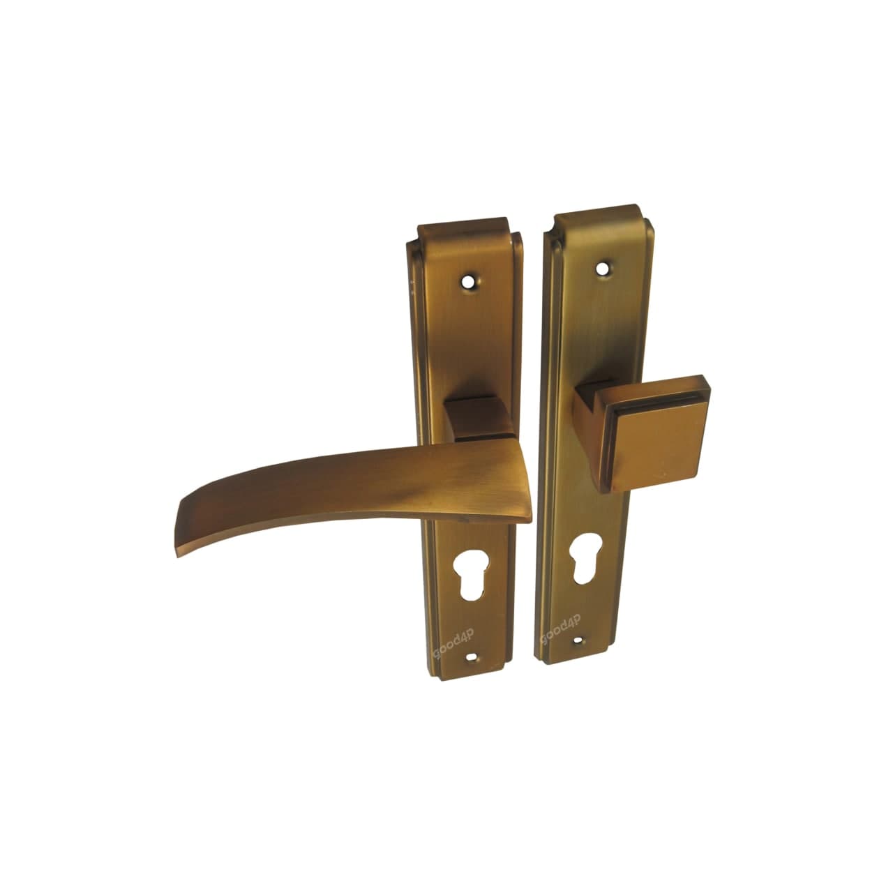 دستگیره پلاک آپارتمانی راست شکلاتی نیکو مدل 105