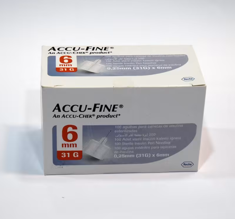 سرسوزن  قلم انسولین Accu-Fine  با سوزن 6MM