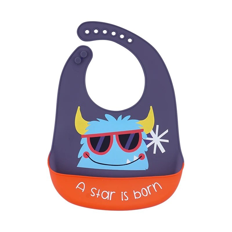 پیشبند نوزاد تمام سیلیکونی رنگیه شاد