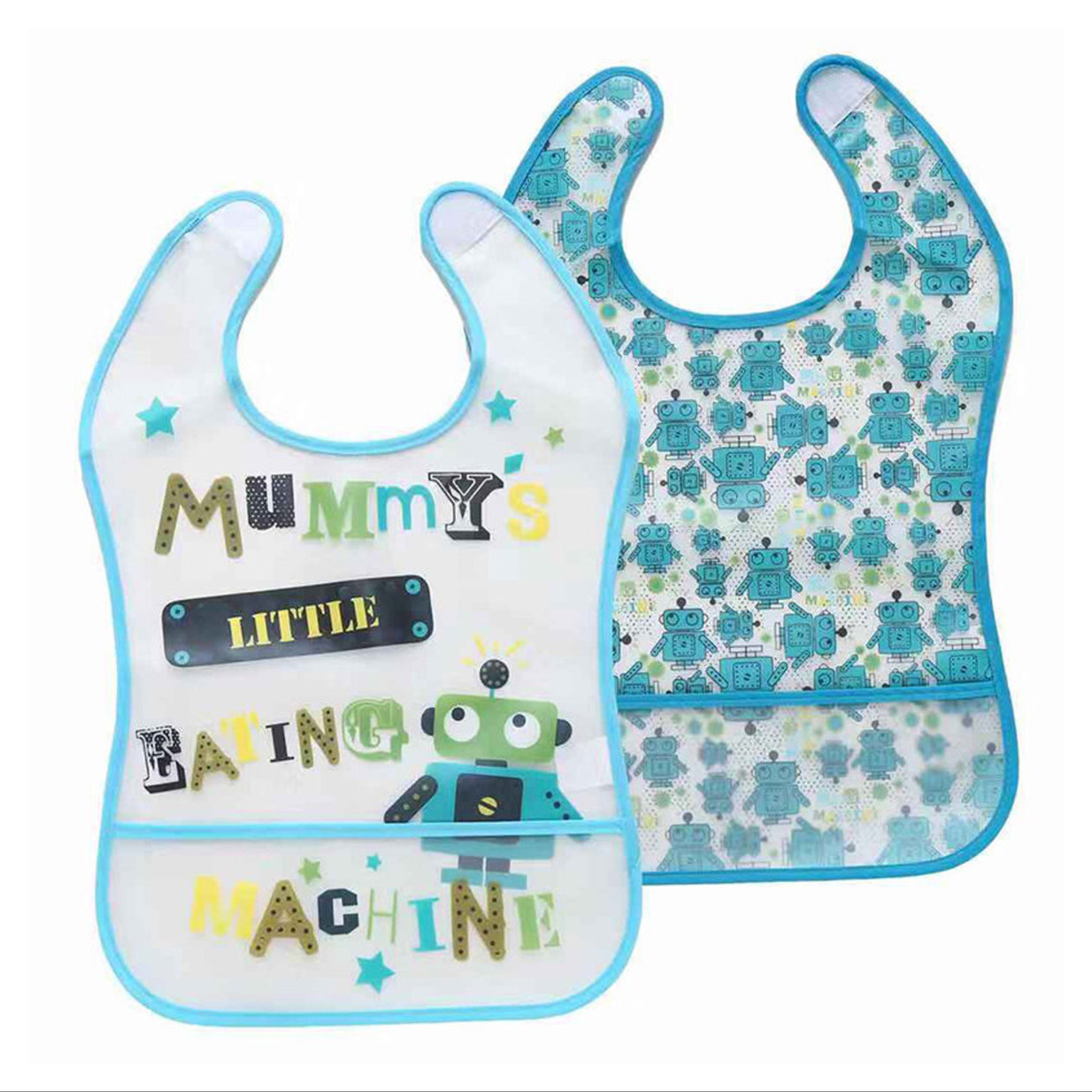  پیش بند نوزادی طرح ربات برند لیون بیر مدل  2374.9 بسته 2عددی