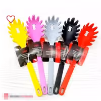 کفگیر ملاقه ماکارونی رنگی پلاستیکی 