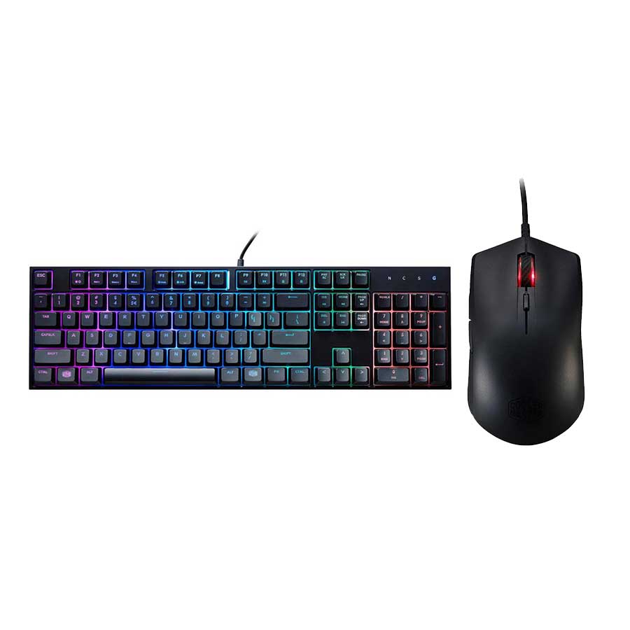 قیمت و خرید کيبورد و ماوس گیمینگ باسیم کولرمستر مدل MasterKeys Lite L RGB | یاس ارتباط