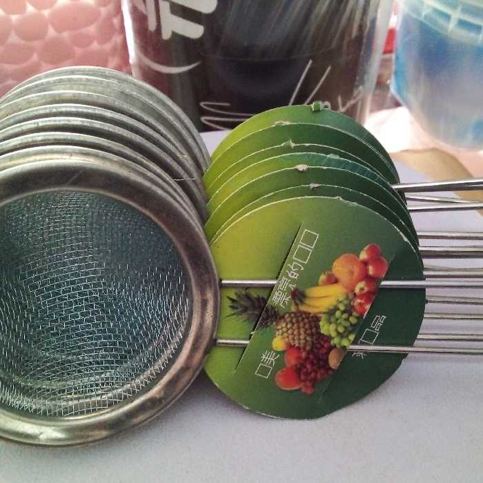 چای صاف کن دسته فلزی