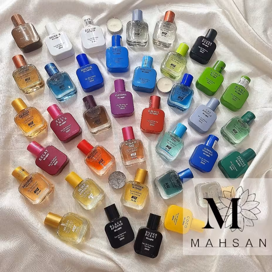 عطر د وان عطر جیبی نایس مدل شیشه مربعی حجم 35 میلی لیتر 