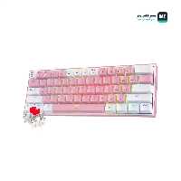 قیمت و خرید کیبورد ردراگون K617 FIZZ RGB Pink/White