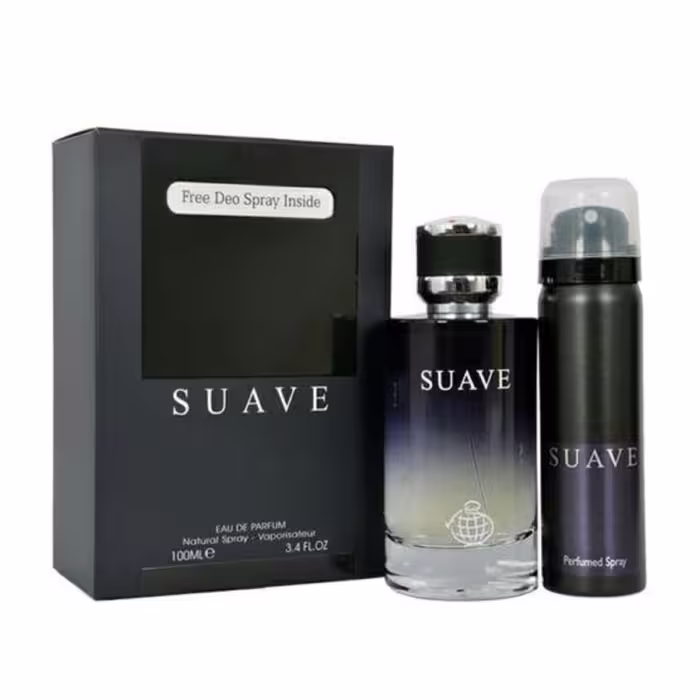 ادو پرفیوم مردانه فراگرنس ورد مدل Suave حجم 100 میلی لیتر به همراه اسپری فراگرنس